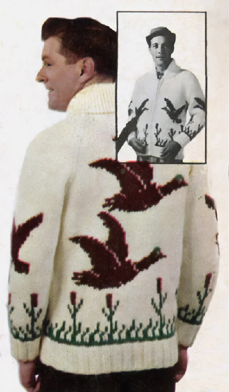 - Remote interactive pet feederMen's or Ladies' Wild Duck Cardigan Pattern