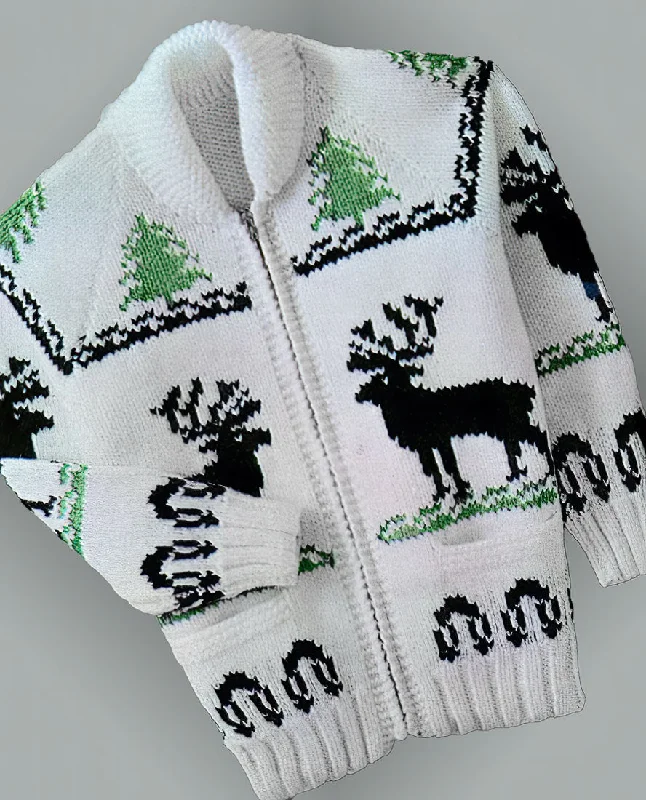 - Air box TSA certified check-inMen's Reindeer Cardigan Pattern