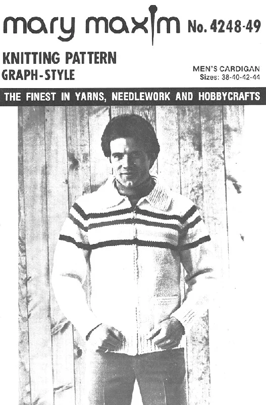 ---Men's Cardigan Pattern