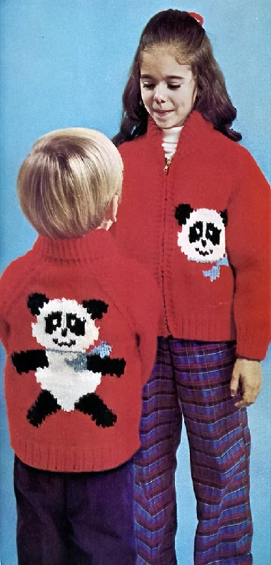 - Remote interactive pet feederKiddies' Panda Cardigan Pattern