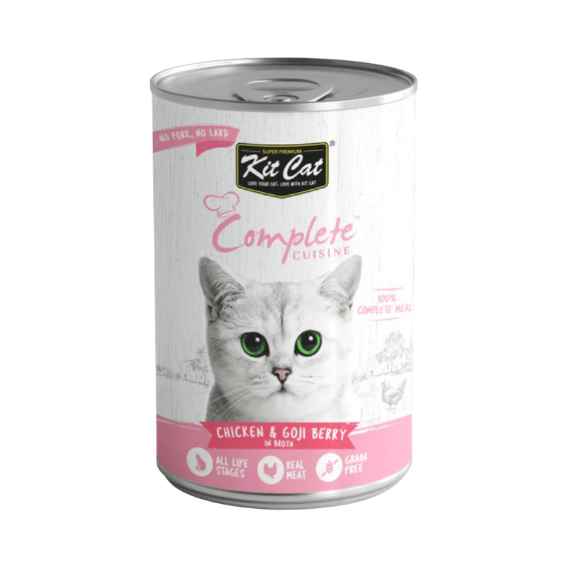    - Cat food for multi-cat households  *(Best By 2025-04-27)* Canned Cat Food - Complete CUISINE - Chicken & Goji Berry In Broth - 150 g