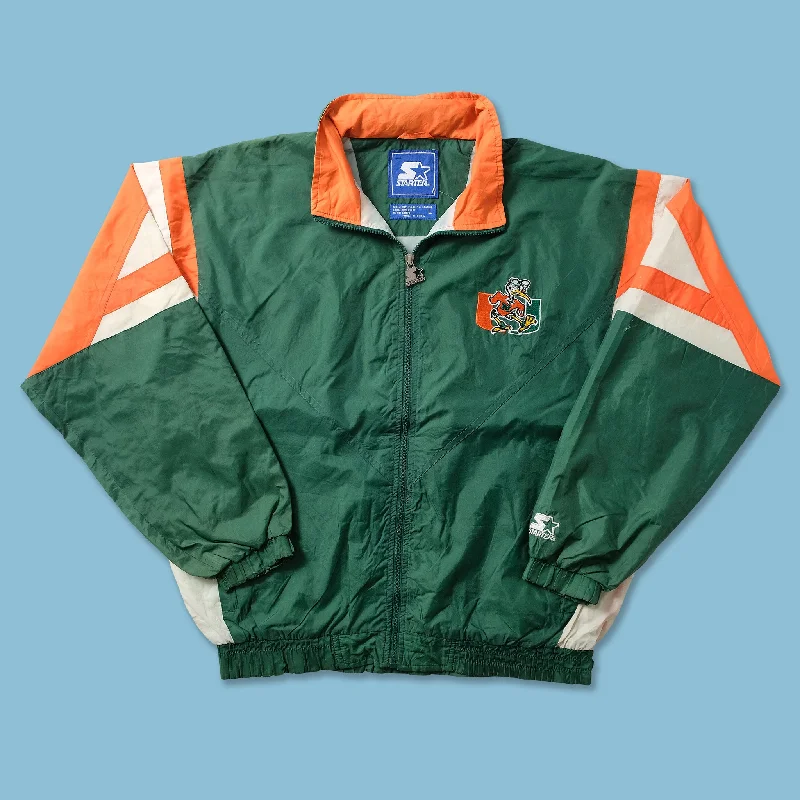 - ​​Pet toys under    yuanVintage Starter Miami Hurricanes Track Jacket Large