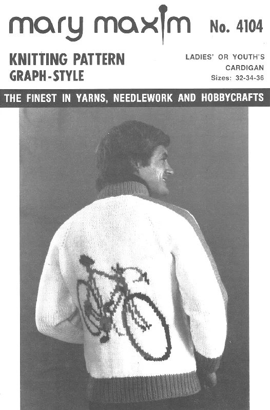 - Pet vitamin complex nutrition tabletsLadies' or Youth's Cardigan - Bike Pattern