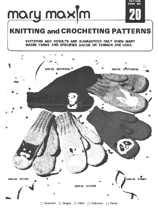 - Deodorizing cat litter tofu litterKnitting and Crocheting Pattern Booklet