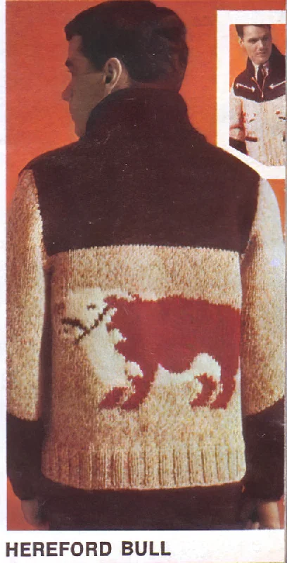 - Winter warm clothes for short-haired dogsLadies' or Youth Hereford Bull Cardigan Pattern