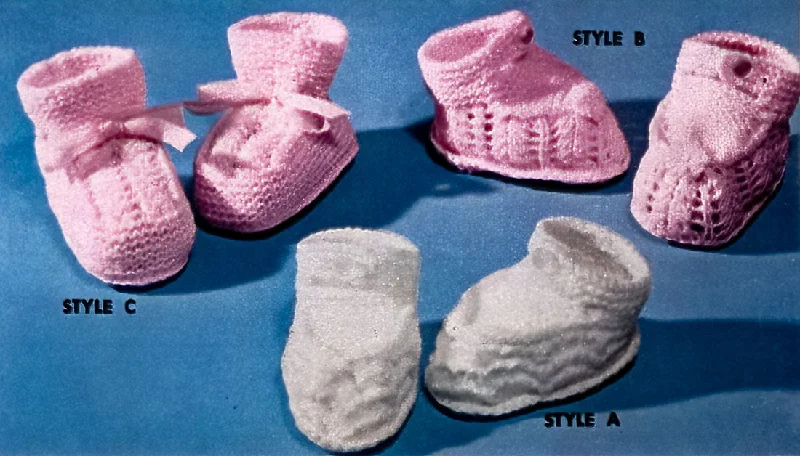 - Rabbit grass rack to prevent waste food boxKnitted Booties Pattern