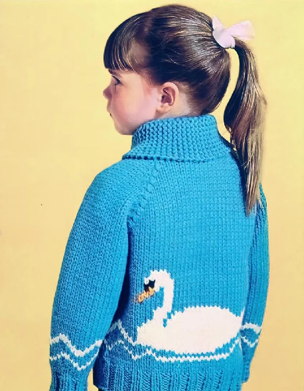 - Remote interactive pet feederChild's Swan Cardigan Pattern