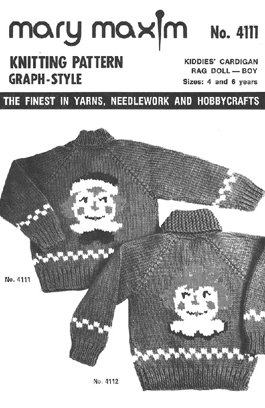 - Parrot climbing and standing wooden frameKiddies' Rag Doll - Boy Cardigan Pattern