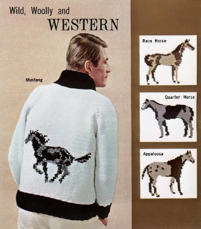 - Winter dog thick down jacketLadies' or Youth's Horses Cardigan Pattern