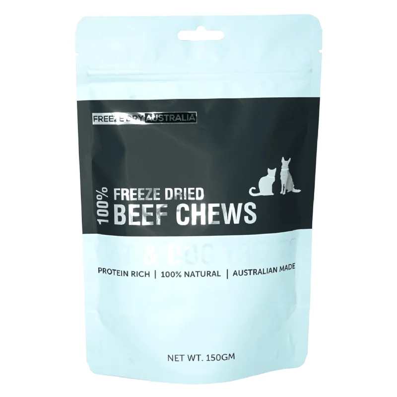    - Outdoor cat food  *(Best By 2025-04-10)* Freeze Dried Cat & Dog Treat - Beef Chews - 150 g