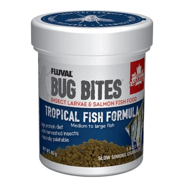 - Automatic induction pet water dispenserFluval Bug Bites Slow Sinking Granules Tropical Fish Formula, 45g