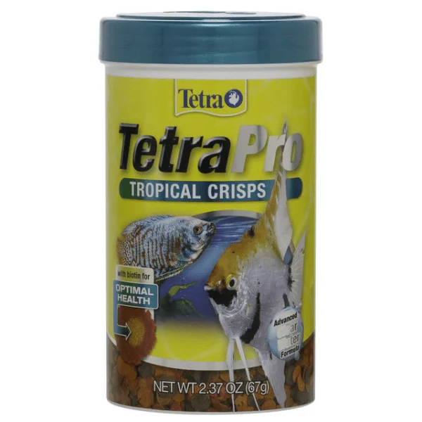 - Pet tear stain cleaning wipesTetraPro Tropical Crisps Flake Food