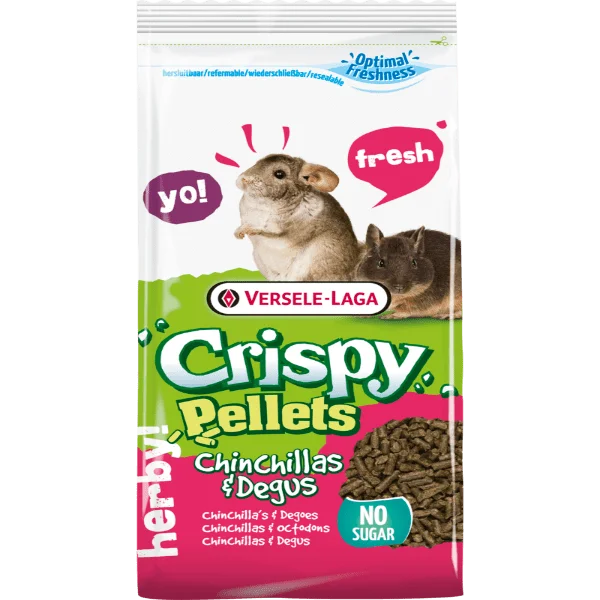 - Automatic temperature adjustment cat bedVersele-Laga Crispy Pellets for Chinchilla & Degu