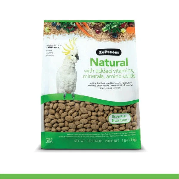 - Degradable pet feces bagZuPreem Natural Bird Food, Large