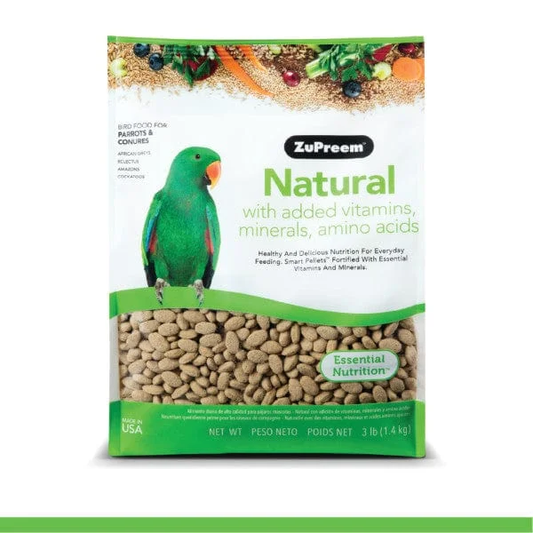 - Organic cotton dog bibsZuPreem Natural Bird Food, Parrots & Conures